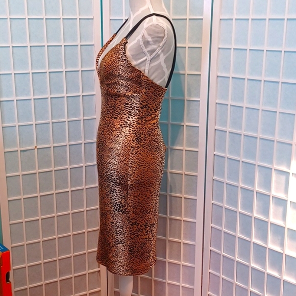 NEW!Cheetah Animal Print Dress 5388 - Picture 2 of 6